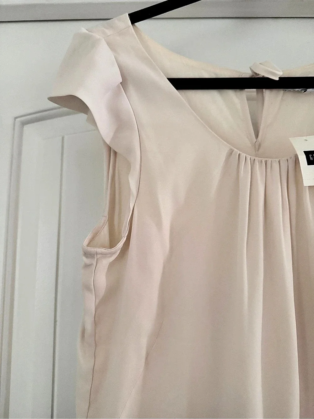 Gap Tiered Tulle Cocktail Dress Two-Tone Cream & Black Size 10 NWT